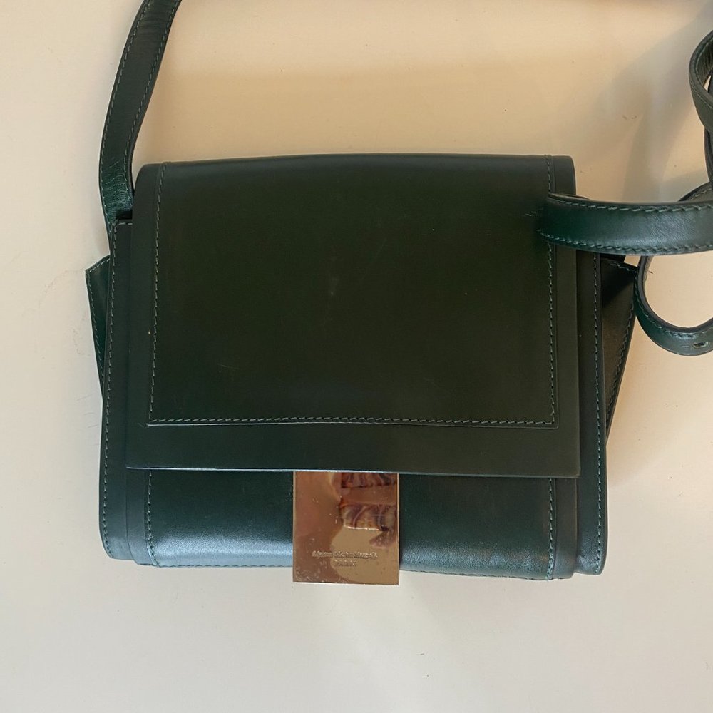 Maison Martin Margiela Green Leather Bag - Picture 2 of 7
